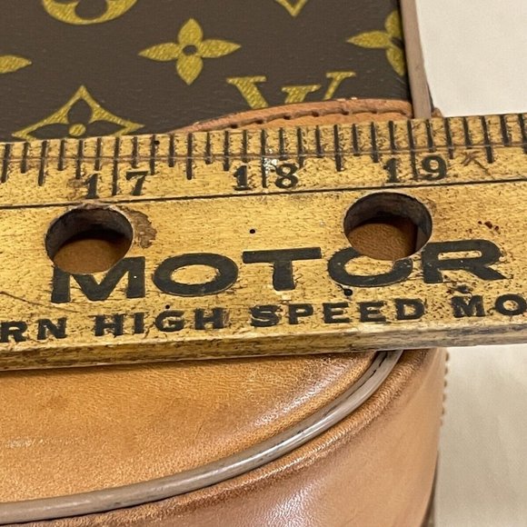 LOUIS VUITTON Vintage 19" Compact Travel Carryon Suitcase Duffle Carryall Bag - Picture 9 of 16